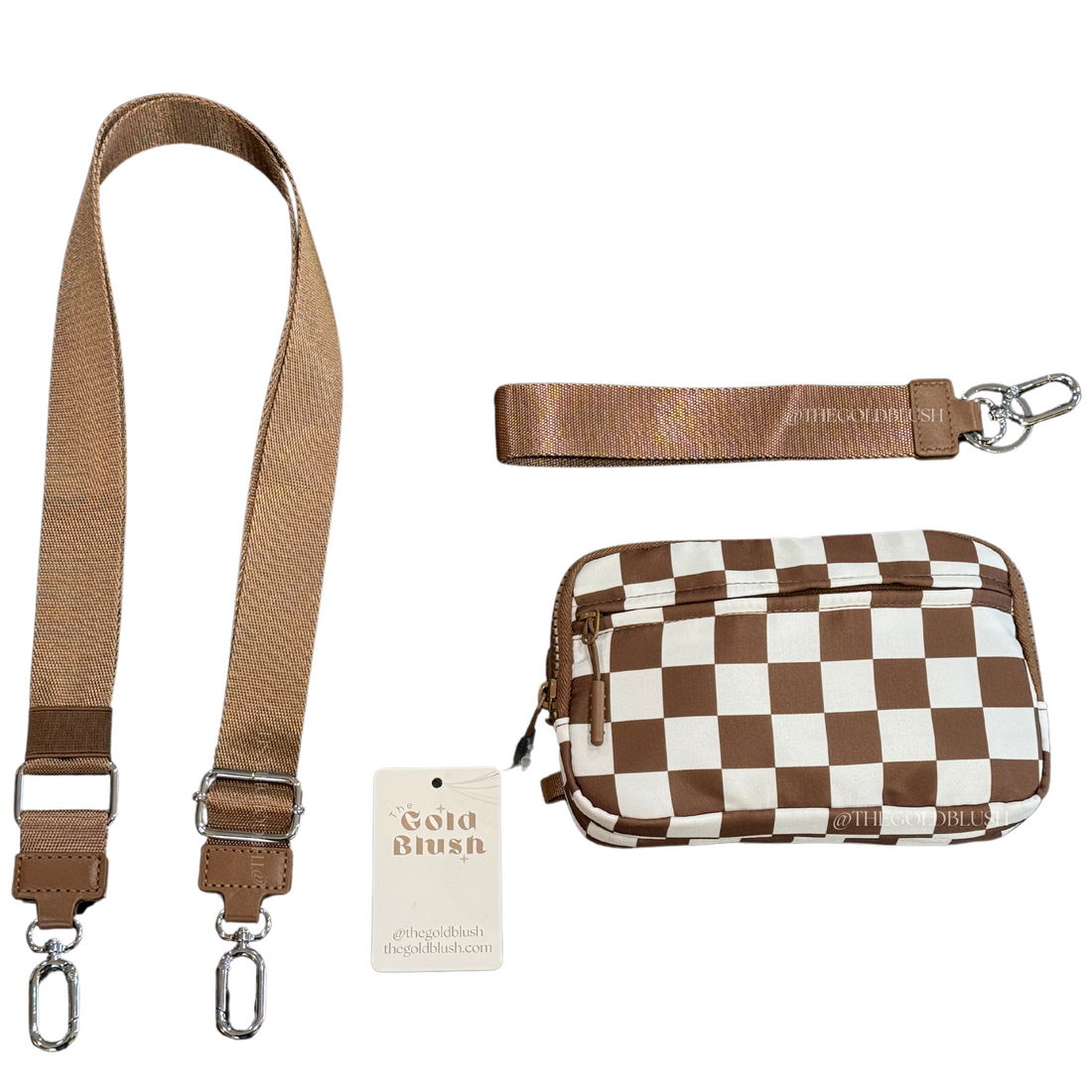 Gold Blush 2-in-1 RFID Wallet & Crossbody