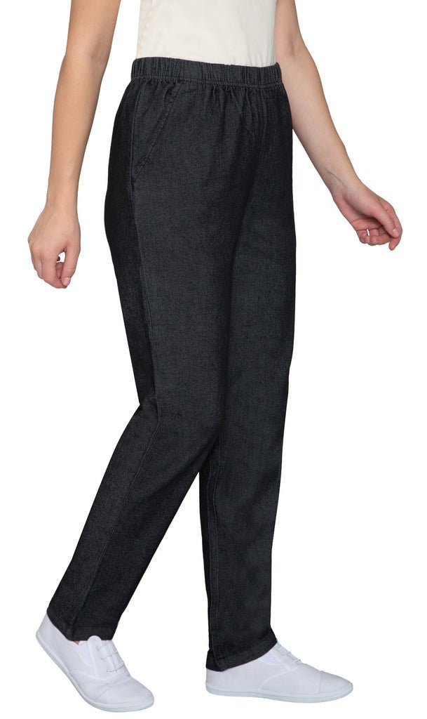 Women’s Elastic Waist Pull-On Stretch Jeans