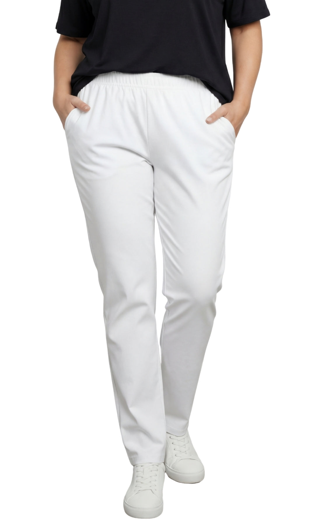 Women’s Elastic Waist Pull-On Stretch Jeans
