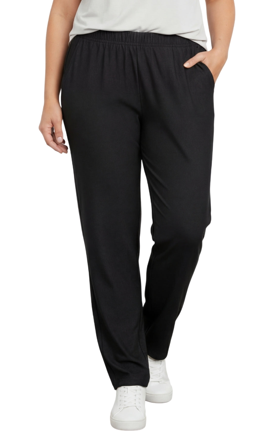 Women’s Elastic Waist Pull-On Stretch Jeans
