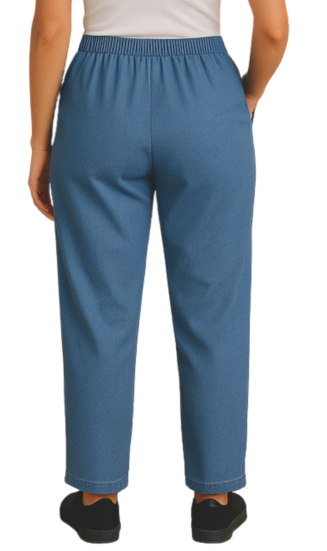 Women’s Elastic Waist Pull-On Stretch Jeans