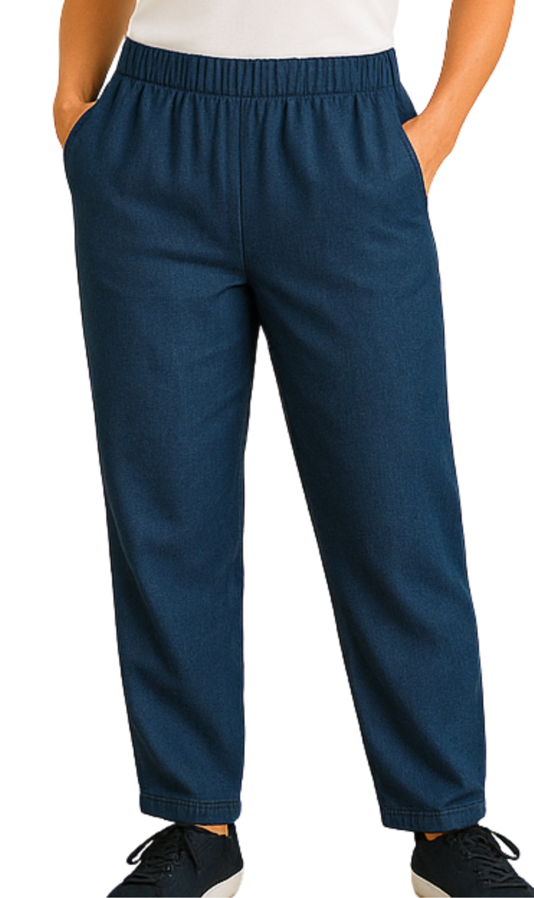 Women’s Elastic Waist Pull-On Stretch Jeans