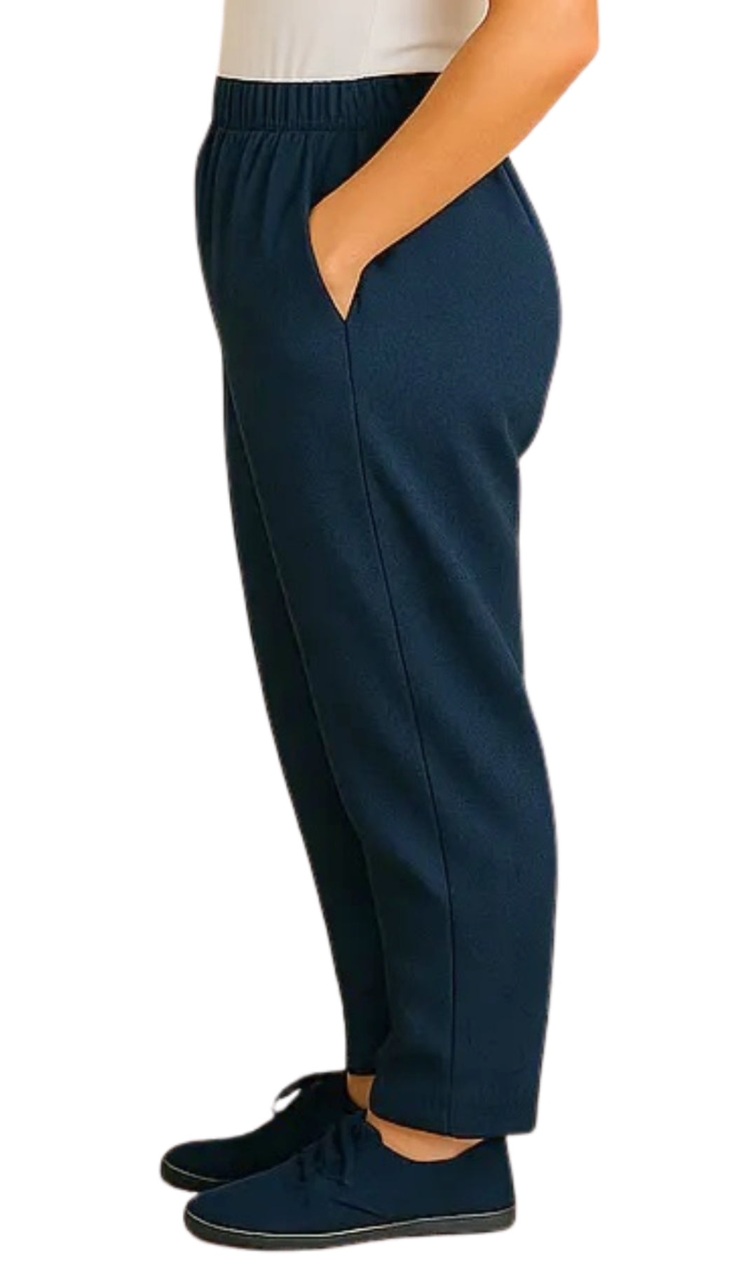 Women’s Elastic Waist Pull-On Stretch Jeans
