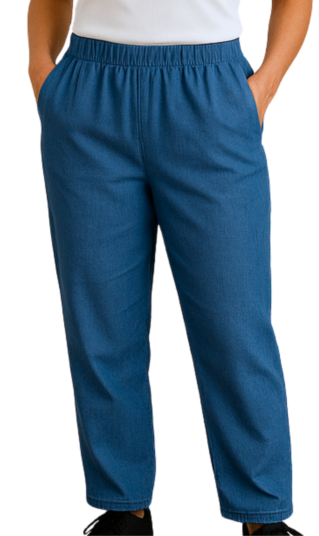 Women’s Elastic Waist Pull-On Stretch Jeans