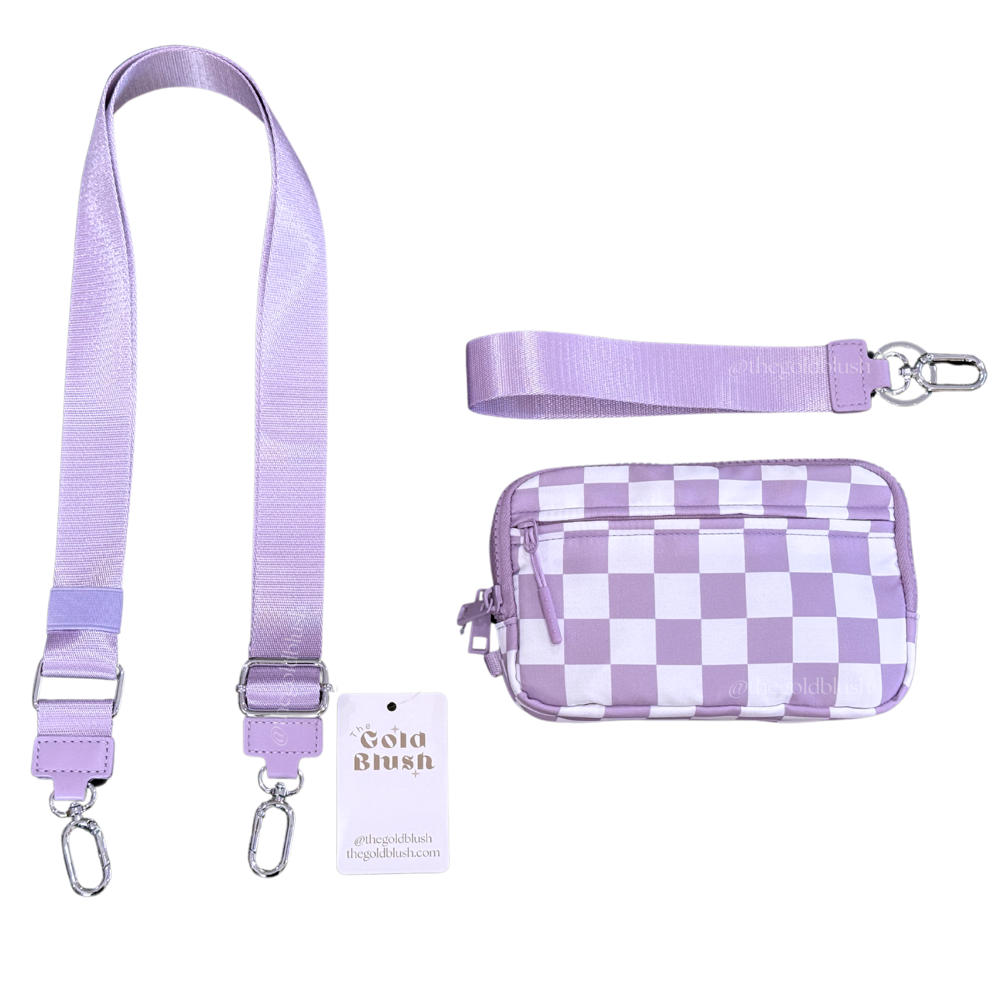 Gold Blush 2-in-1 RFID Wallet & Crossbody