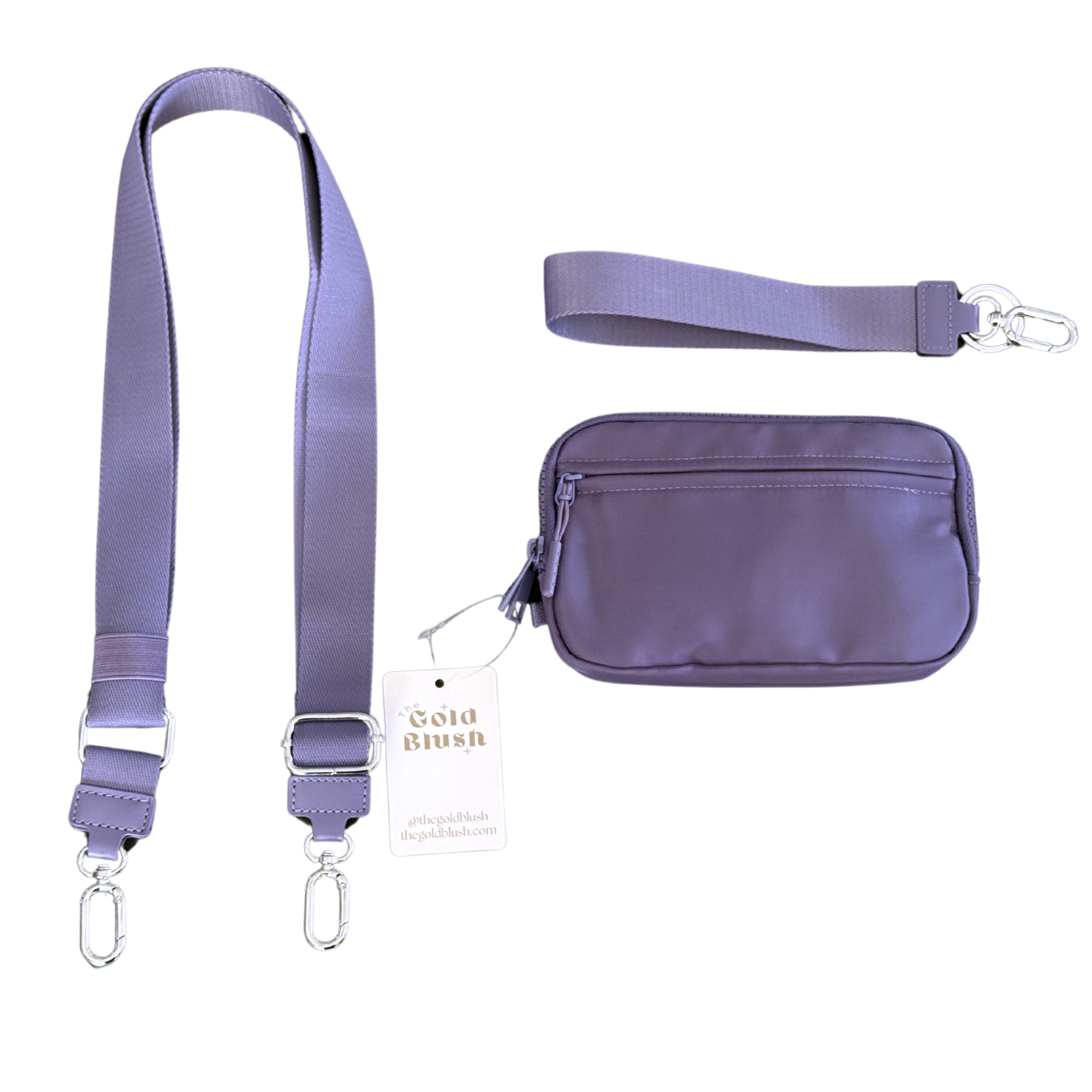 Gold Blush 2-in-1 RFID Wallet & Crossbody