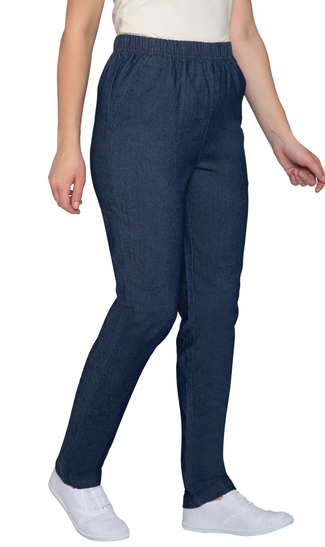 Women’s Elastic Waist Pull-On Stretch Jeans