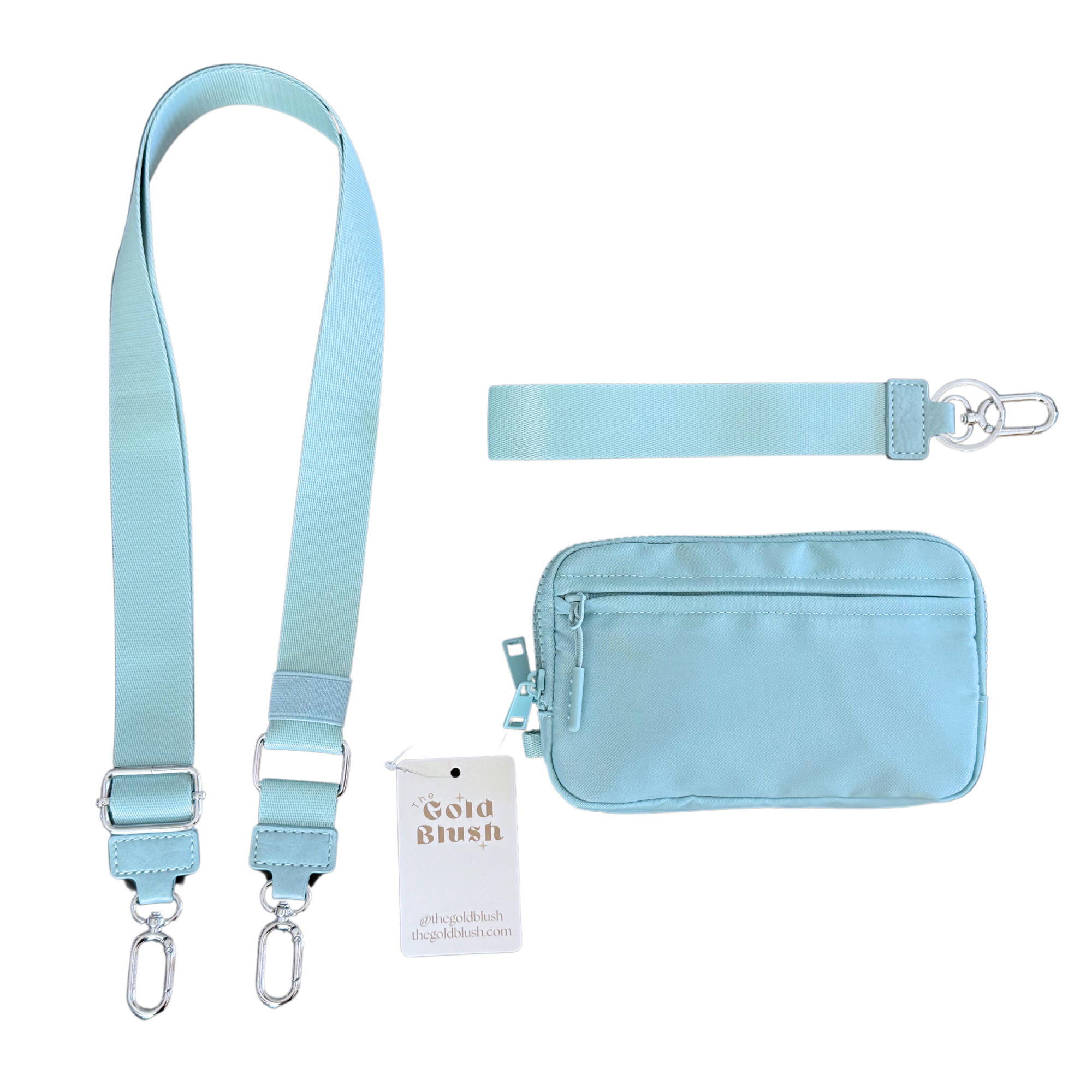 Gold Blush 2-in-1 RFID Wallet & Crossbody