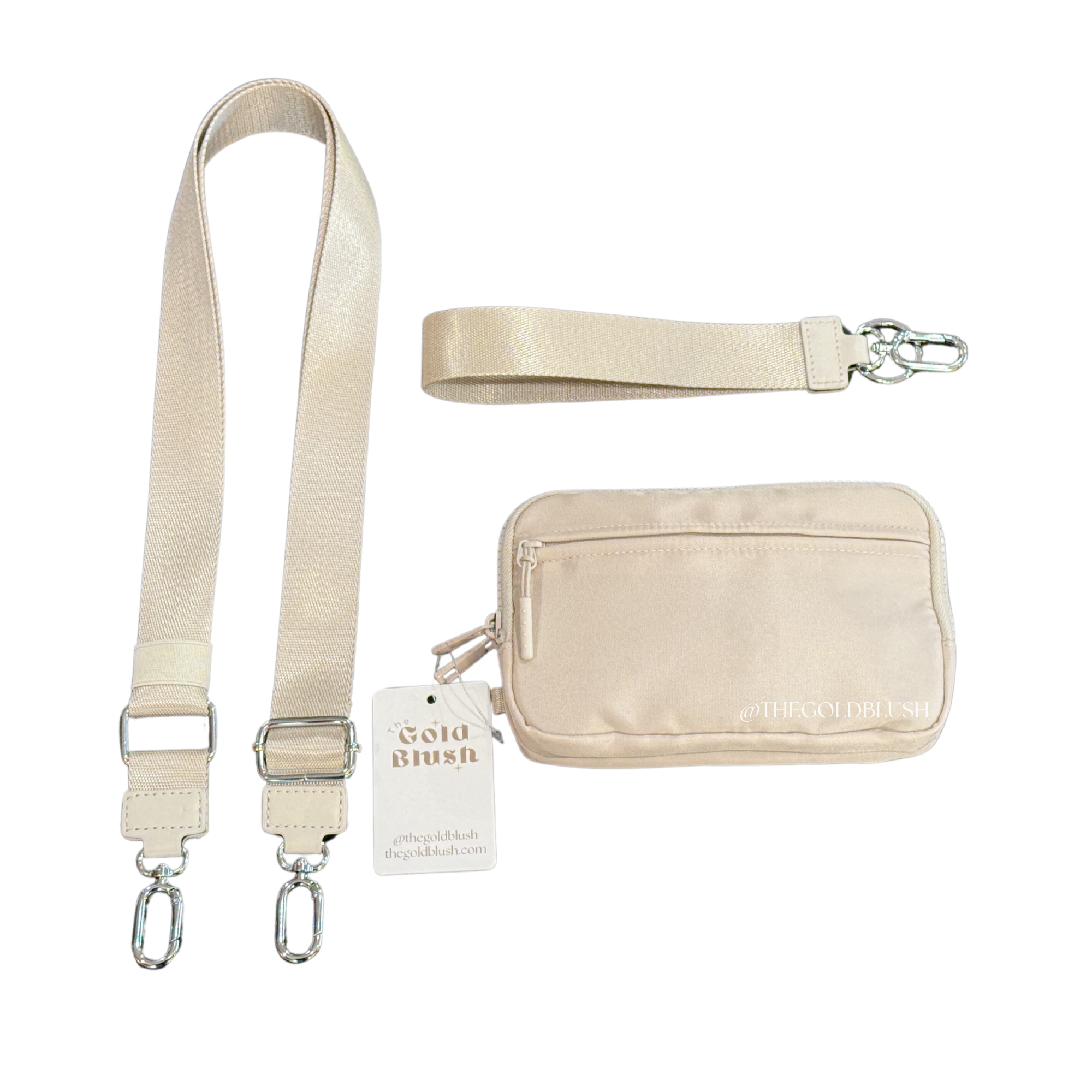 Gold Blush 2-in-1 RFID Wallet & Crossbody