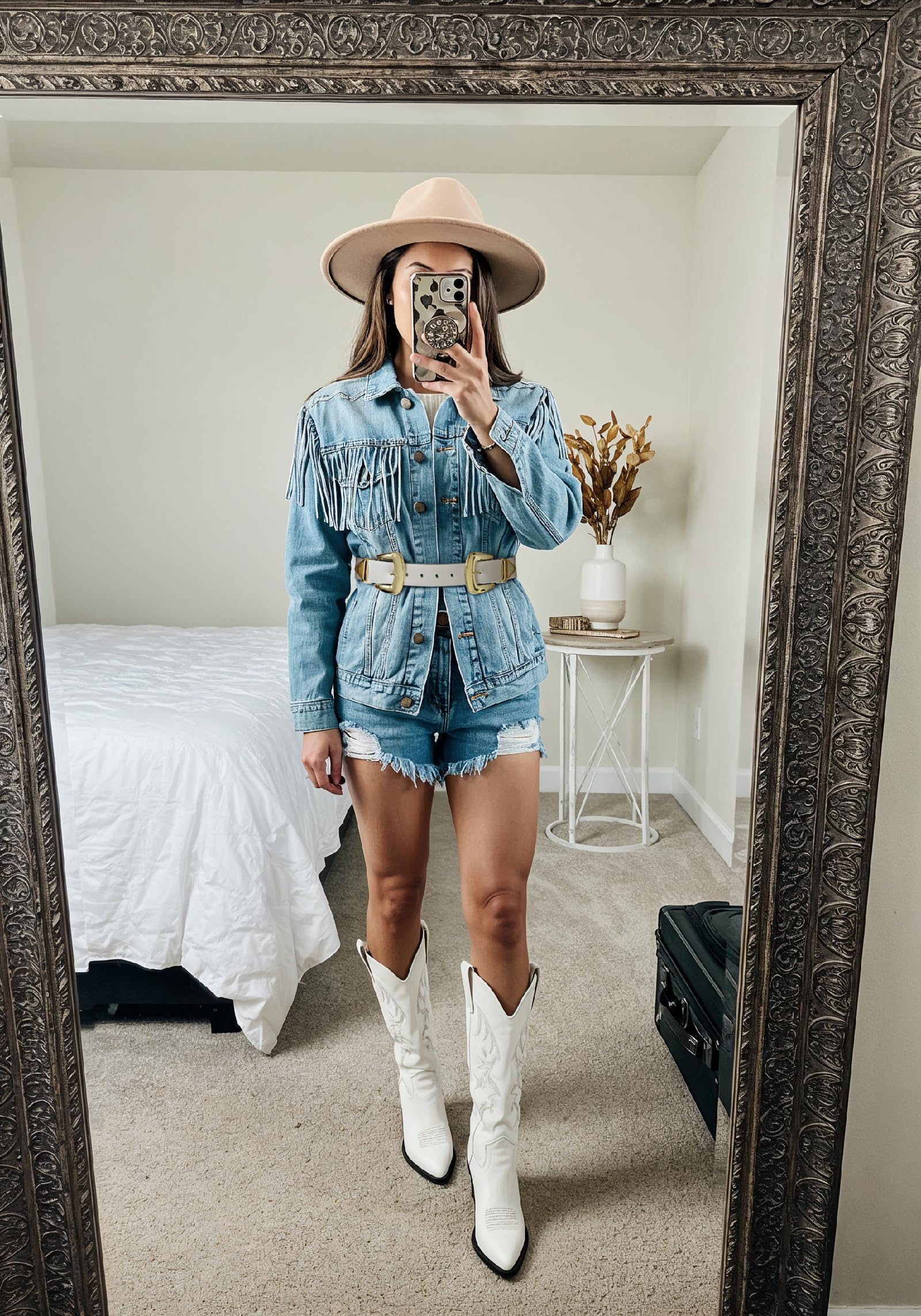 Women’s Double Buckle Western Waist Belt