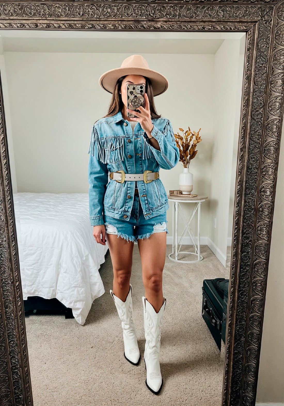Women’s Double Buckle Western Waist Belt