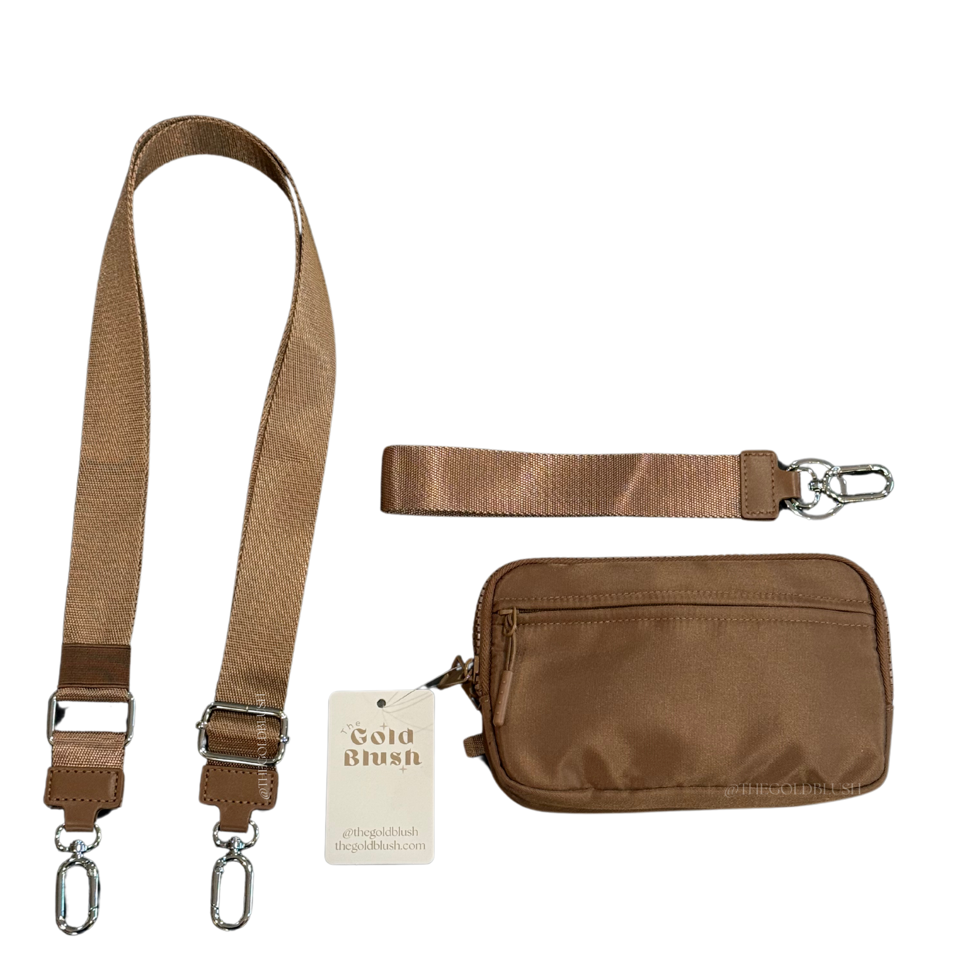 Gold Blush 2-in-1 RFID Wallet & Crossbody