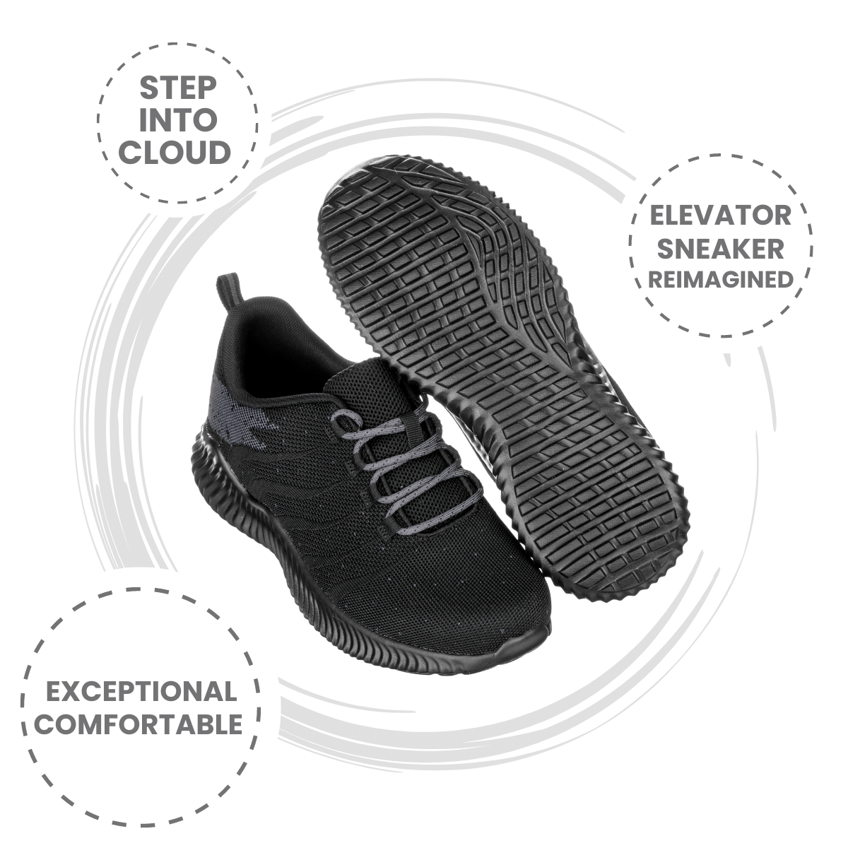 Q216 Ultra Lightweight Height-Increasing Shoes