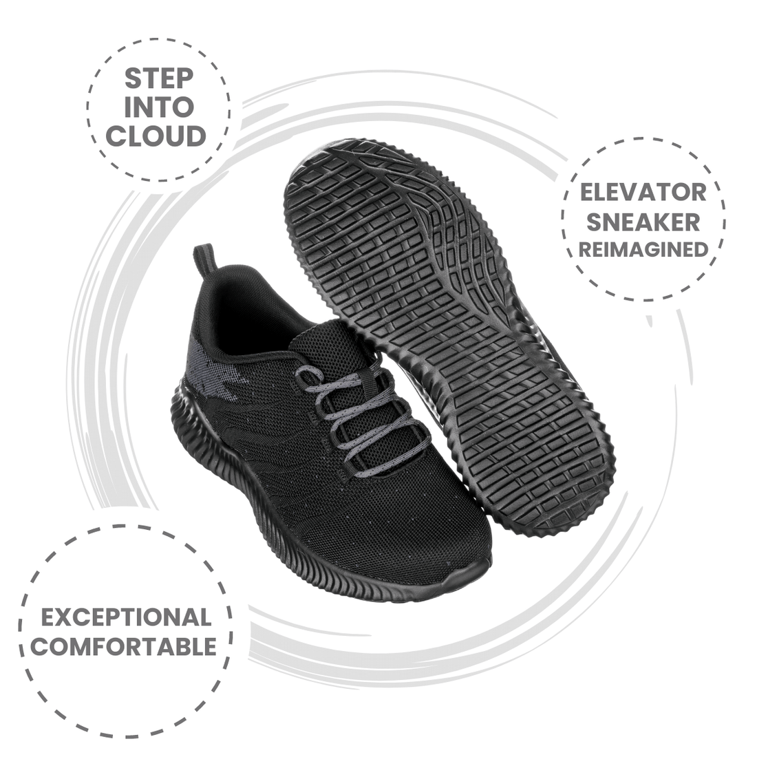 Q216 Ultra Lightweight Height-Increasing Shoes