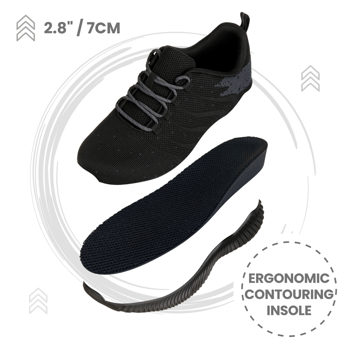 Q216 Ultra Lightweight Height-Increasing Shoes