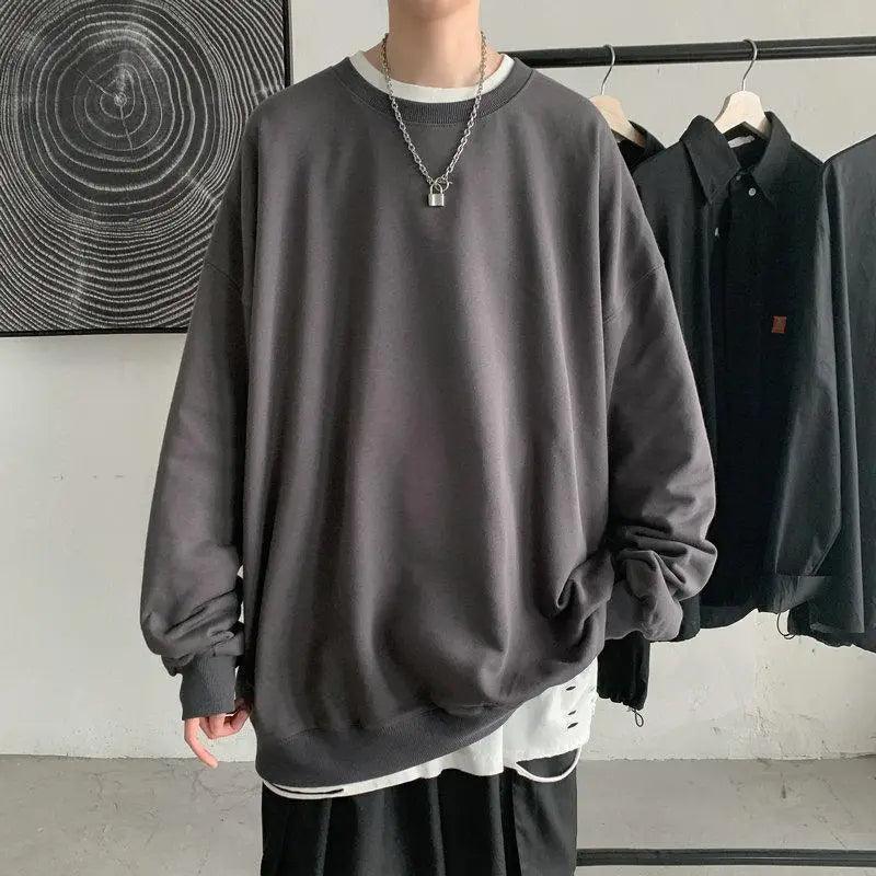 Men’s Black & White Hip Hop Pullover Hoodie