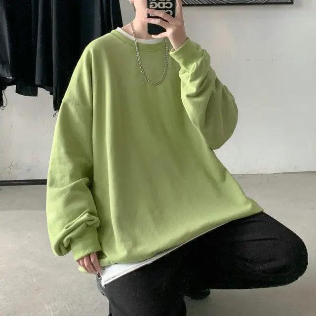 Men’s Black & White Hip Hop Pullover Hoodie