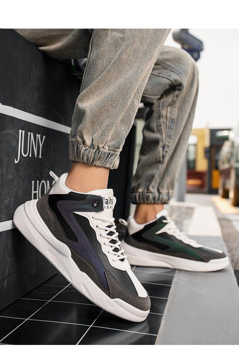 Men’s Leather Casual Sneakers & Walking Shoes