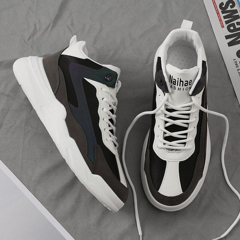 Men’s Leather Casual Sneakers & Walking Shoes