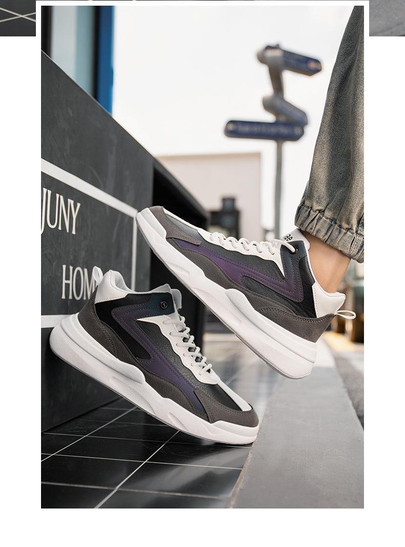 Men’s Leather Casual Sneakers & Walking Shoes