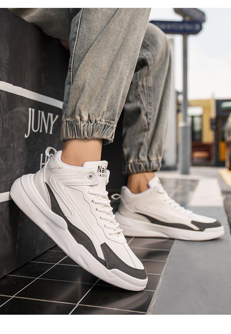 Men’s Leather Casual Sneakers & Walking Shoes