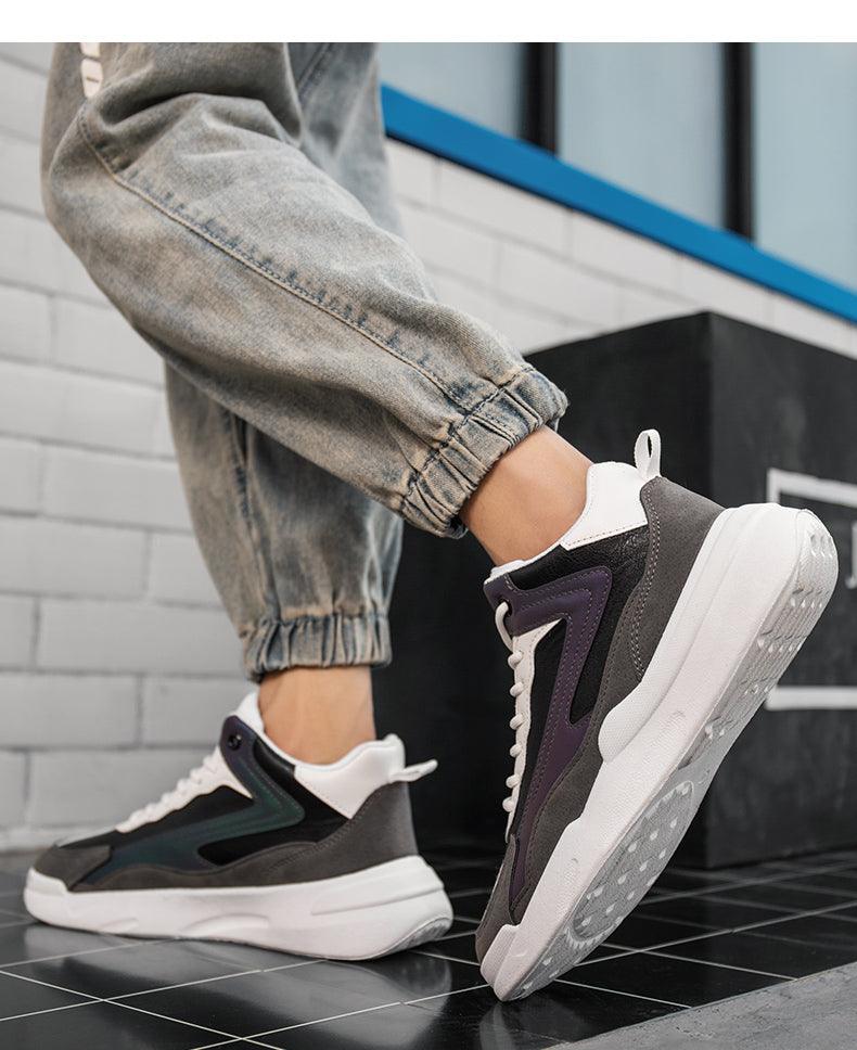 Men’s Leather Casual Sneakers & Walking Shoes