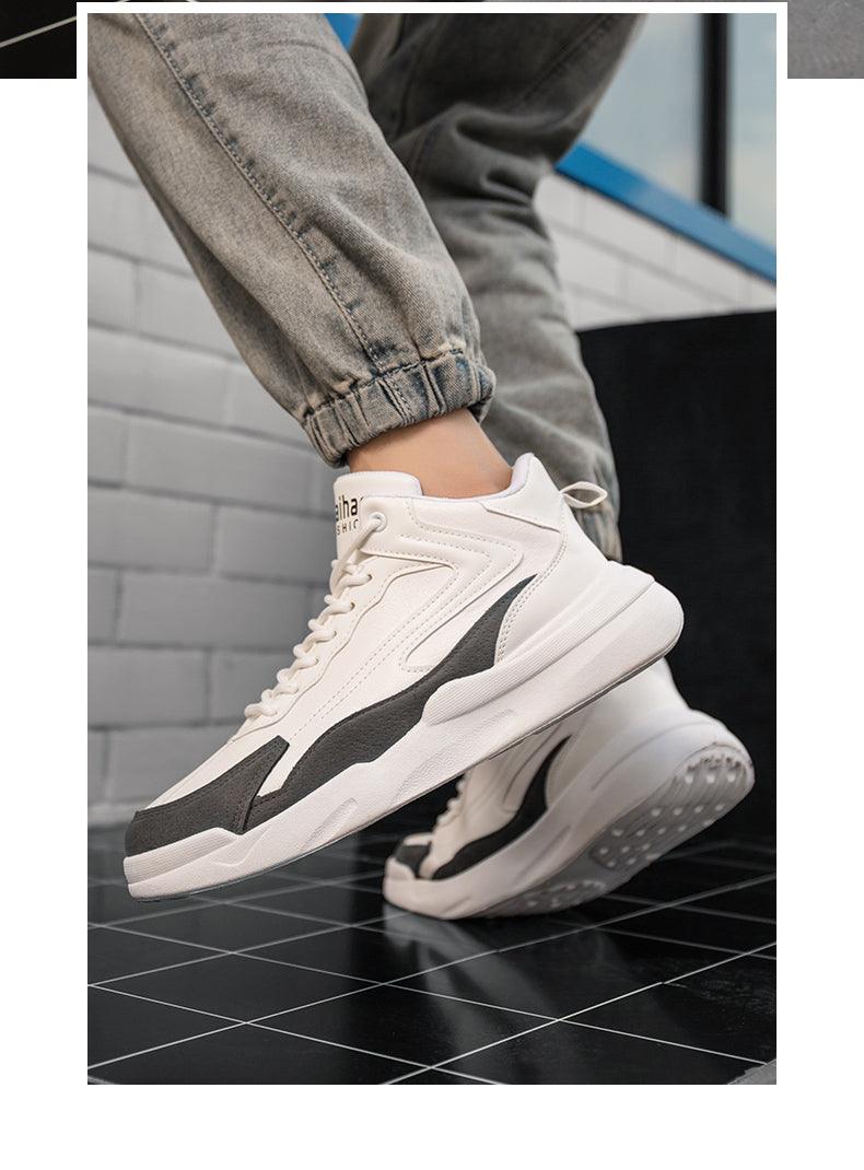 Men’s Leather Casual Sneakers & Walking Shoes