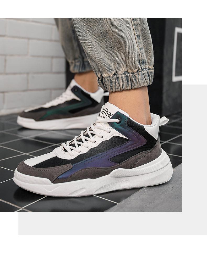 Men’s Leather Casual Sneakers & Walking Shoes