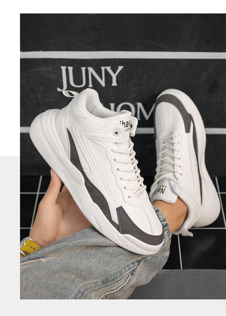 Men’s Leather Casual Sneakers & Walking Shoes