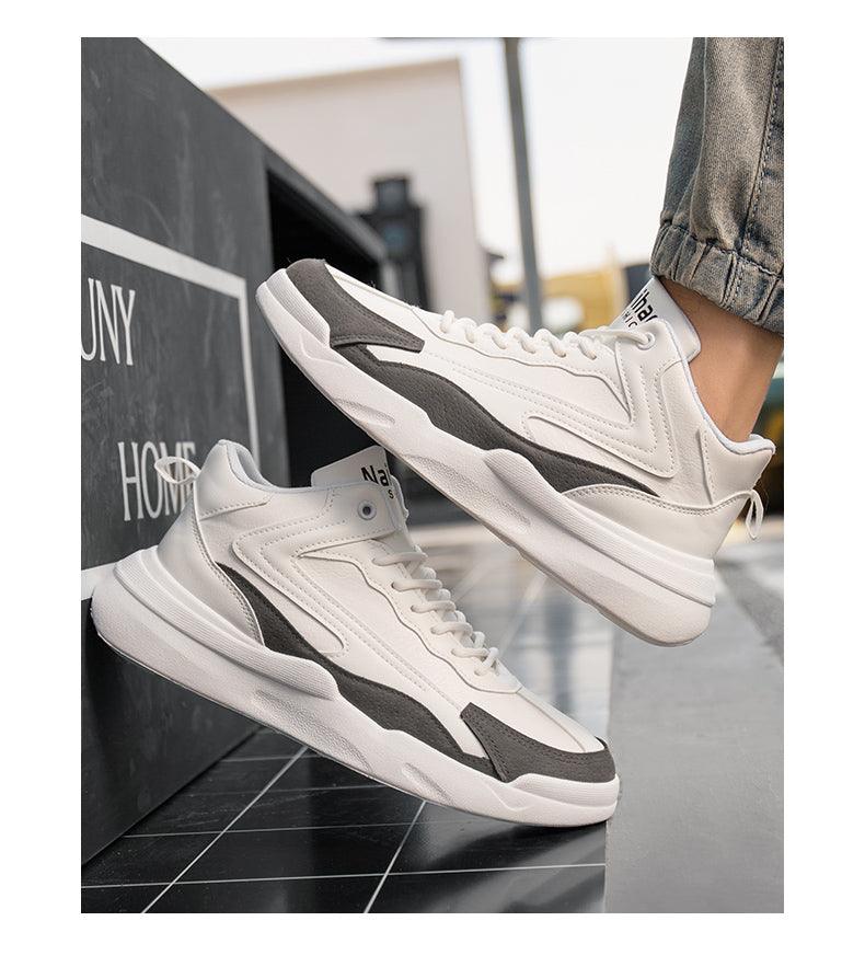Men’s Leather Casual Sneakers & Walking Shoes