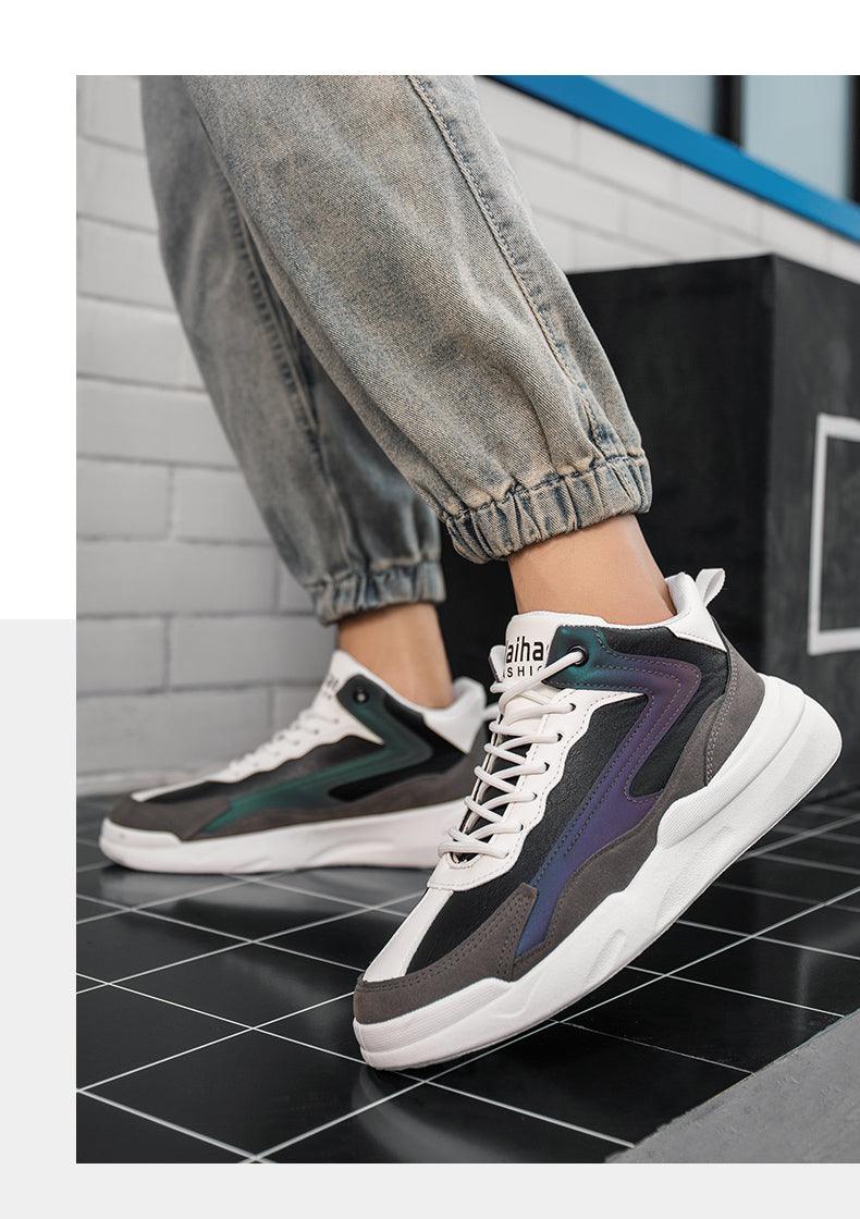 Men’s Leather Casual Sneakers & Walking Shoes