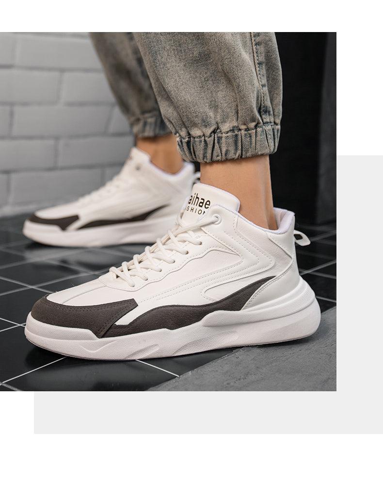 Men’s Leather Casual Sneakers & Walking Shoes