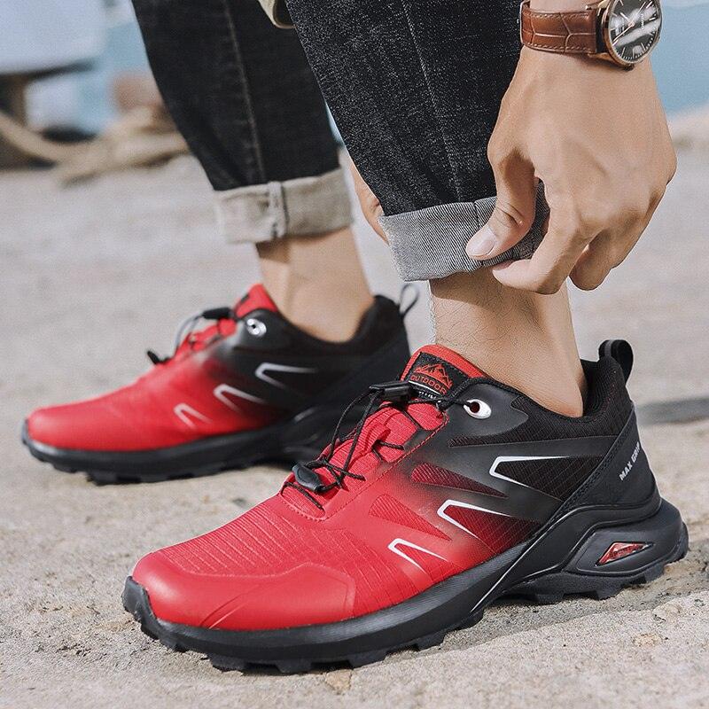 Men’s Breathable Waterproof Trail Running Sneakers