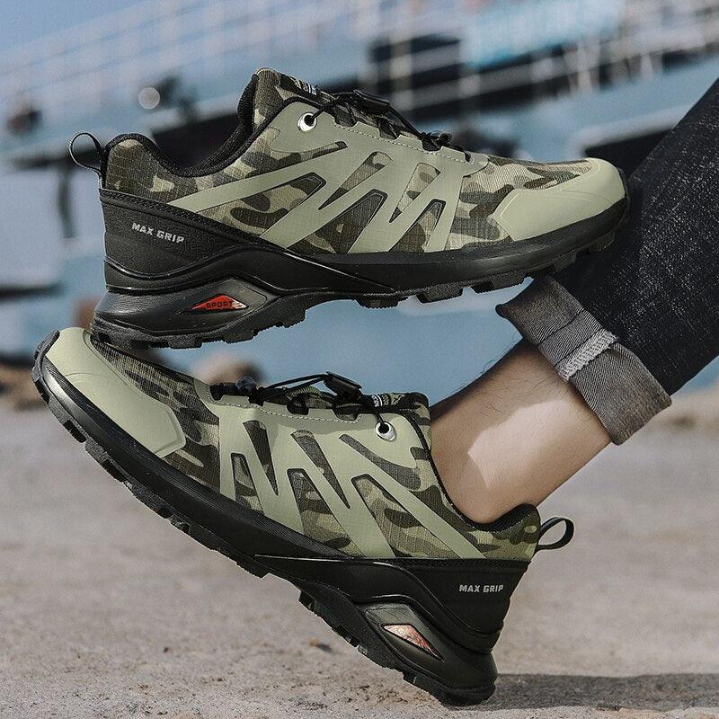 Men’s Breathable Waterproof Trail Running Sneakers