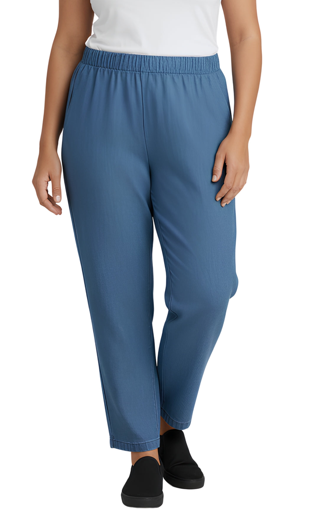 Women’s Elastic Waist Pull-On Stretch Jeans