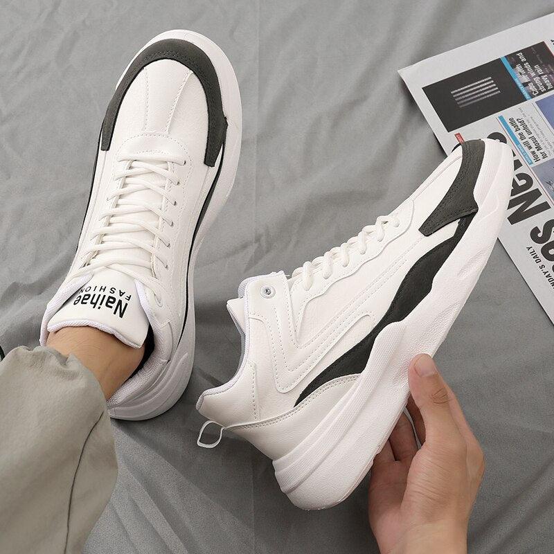 Men’s Leather Casual Sneakers & Walking Shoes