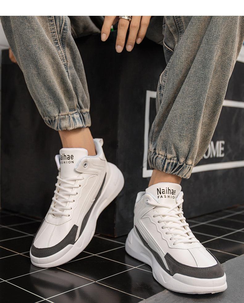 Men’s Leather Casual Sneakers & Walking Shoes