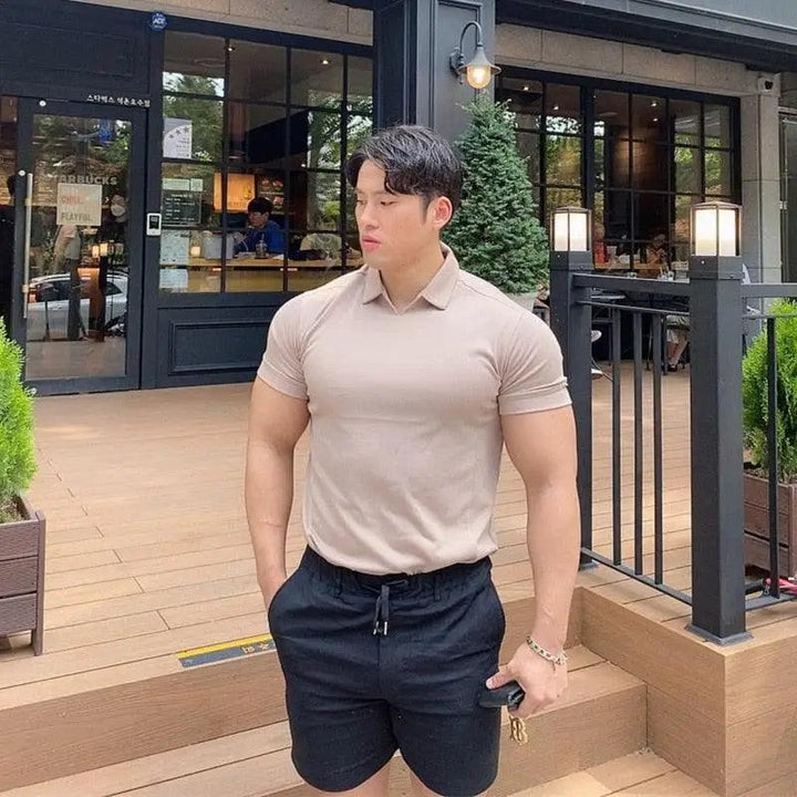 Men’s Slim Fit Summer Casual Polo T-Shirt